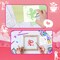 JULMELON Valentine's Day Stencils, 20Pcs Valentine Drawing Templates Reusable Plastic Template Stencils for Wall Floor Decor DIY Rock Dot Painting Art Projects (3inch)
